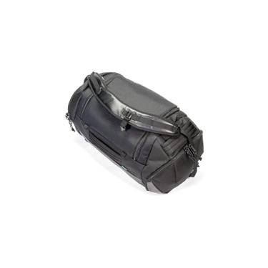 Imagem de Orucase Janus Mochila esportiva para ciclistas – bolsa de ginástica para homens e mulheres com alças – Mochila esportiva resistente à água para viagens, Preto, 40L, Bolsa esportiva expansível