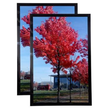 Imagem de Porta-retratos Medog 11x17 preto, conjunto de 2 para tela de parede