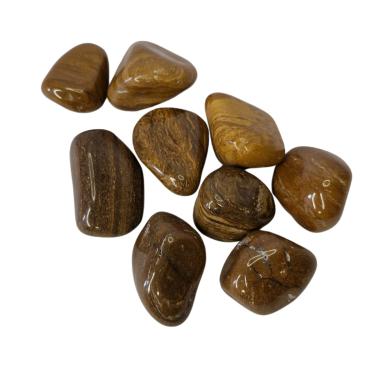 Imagem de Pedra Jaspe Amarelo 4 a 6 cm Rolada 250g Natural