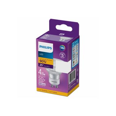 Imagem de Kit  5 Lâmpada Led Philips dicróica BV  GU10 Amarela - 4.8W
