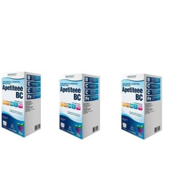 Imagem de Kit C/3 Apetiteee Bc Uva 240 Ml Vitamina C+ B1 B2 B6