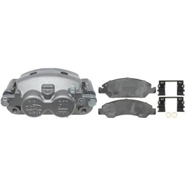 Imagem de ACDelco Conjunto de pinça de freio a disco profissional 18FR2660N (pronto para fricção não revestido)