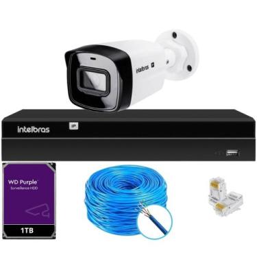 Imagem de Kit 1 Câmera IP Vipc Intelbras NVD 1404P HD 1TB Purple