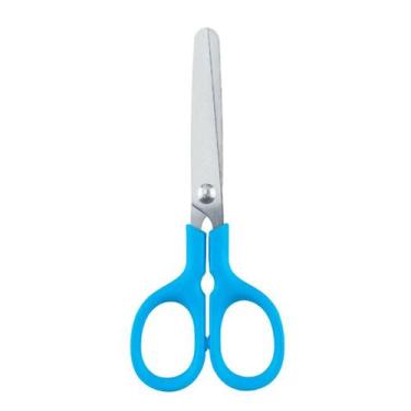 Imagem de Tesoura Escolar 13cm Club - Bazze, Azul