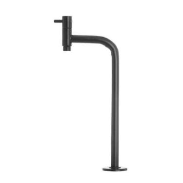 Imagem de Torneira Lavatório Link 90 1/4 Volta Bica Alta Comp03 Preta Luuk Young