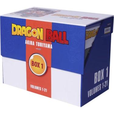 Imagem de Box Dragon Ball Vol 1 Ao 21 Panini Com 5 Maxi Postais Brinde Colecao C