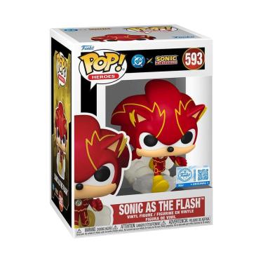 Imagem de Funko Pop! Boneco de vinil Heroes Sonic as The Flash de 9,5 cm