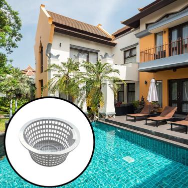 Imagem de Piscina Skimmer Cesta de Plástico Skimmer Cesta Piscina Skimmer Cesta Ferramenta de Limpeza de Piscina para a Maioria das Piscinas (Cinza)