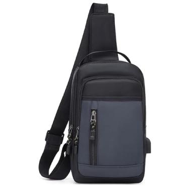 Imagem de Bolsa Transversal, ImpermeáVel, PráTica Bolsa De Ombro(RC1-Cinza)