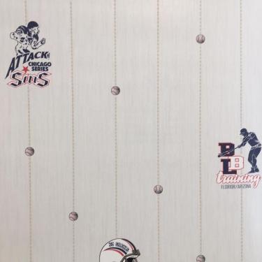 Imagem de Papel De Parede All Kids Linha Esportiva H2910404 Rolo 10m X 0,53m