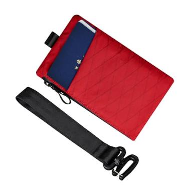 Imagem de ALPAKA Zip Clutch True Red X-Pac VX21 – Funciona como carteira com zíper e bolsa EDC – Material à prova de intempéries e bloqueio de RFID – 3 compartimentos externos para equipamentos EDC – 3 bolsos