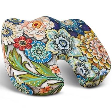 Imagem de Almofada para alívio da dor do cóccix, almofada de assento de espuma viscoelástica para alívio de pressão almofada de cóccix para dor ciática, almofada de assento ergonômica para cadeira de escritório