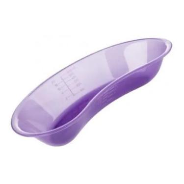 Imagem de Kit 3 Cuba Rim Plástica Estética Médica Hospitalar Odontológica Lilás 