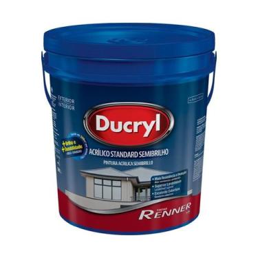 Imagem de Tinta Ducryl Semibrilho Renner Branco - 18lt