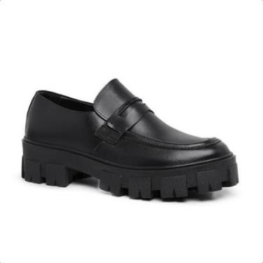 Imagem de Sapato Masculino Preto Mocassim Malbork Solado Tratorado 18P-Masculino