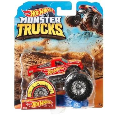 Imagem de Monster Trucks Racing (Red) with Connect and Crash car 3/50, 1:64 Scale diecast Truck