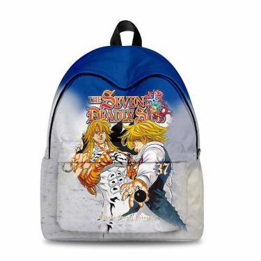 Imagem de Mochila Seven Deadly Sins Meliodas Cartoon Kids School