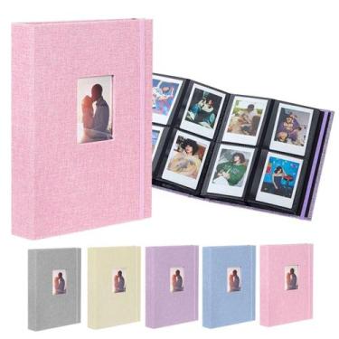 Imagem de Album para Fotos Instax Mini Impressora Mini Link 208 Fotos - Rosa - O