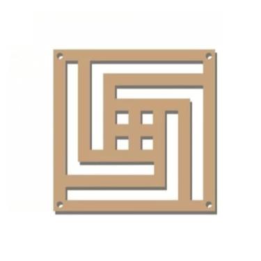 Imagem de Placas Decorativas Cobogó Divisória de Ambiente 3D em MDF 3mm placas decorativas para divisória para Casa, Home Office e Escritório(03,KIT COM 50)