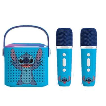 Imagem de Caixa De Som Bluetooth Karaokê Infantil Stitch - Candide