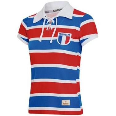 Imagem de Camisa Retrô Fortaleza Cordinha Feminina-Feminino