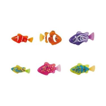 Imagem de Brinquedo De Banho Robô Peixe LED Para Crianças 1 4pcs Brinquedo Eletr
