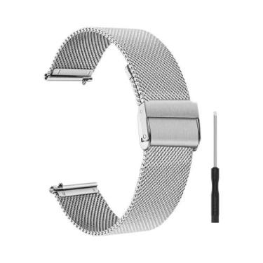 Imagem de Pulseira De Aço Inoxidável 20mm 22mm Para Huami Amazfit Balance Bip Ac