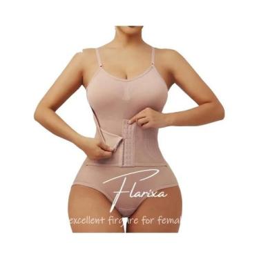 Imagem de Body Shaper Sem Costura Para Mulheres Flarixa, Cinta Modeladora, Eleva