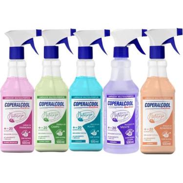 Imagem de Kit 5 Limp Coperalcool Segredos da Natureza Flores Brancas, CapimLimão