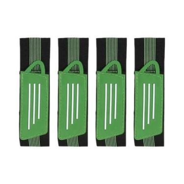 Imagem de 4 Peças De Clipe De Bandagem Para Tornozelo De Bicicleta, Protetor De 