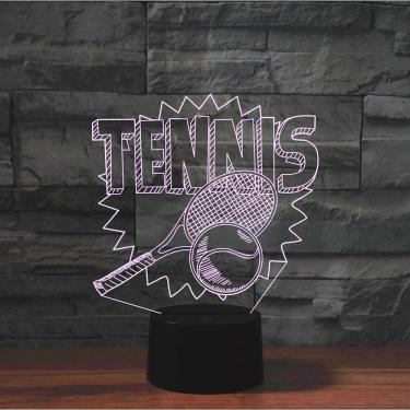 Imagem de Luz noturna LED 3D que muda de cor de tênis para crianças com base