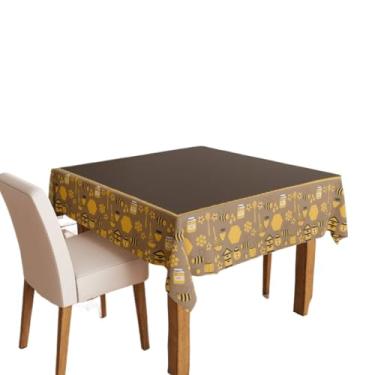 Imagem de Toalha de Mesa Quadrada 4 Lugares - Estampa Digital Rosa, 140x140cm, Tecido Poliéster de (08)