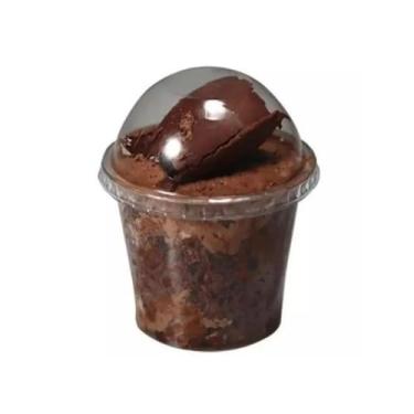 Imagem de Kit 50 ou 100 Mini Copos 60ml com Tampa Bolha Transparente para Sobremesas, Degustações e Eventos – Embalagem 200 Unidades (Transparente,200 copos)
