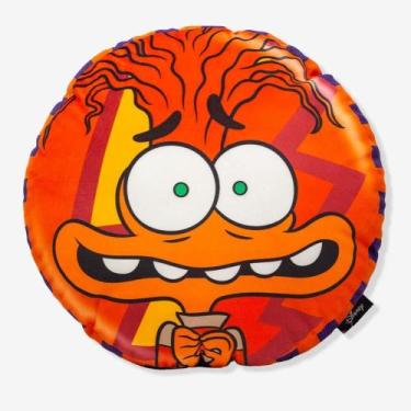 Imagem de Almofada Formato Redonda Ansiedade/ Medo- Divertidamente - Zonacriativ