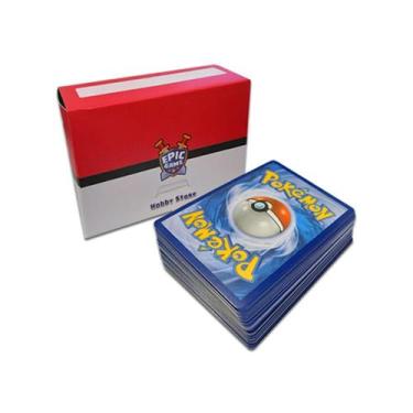 Imagem de Lote Pack 100 Cartas Pokémon Mais 1 Pokémon Shiny Garantido - Copag