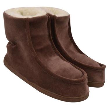 Imagem de Pantufa Masculina Vairelli Inverno em Plush Com Viés HXX Solado Reforç