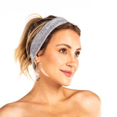 Imagem de Bandana/Faixa de Cabelo em Atoalhado para Skin Care e Maquiagem Vairel