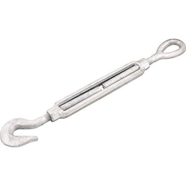 Imagem de Esticador para cabo de aço 1/2" gancho x olhal pesado galvanizado - Vonder Plus