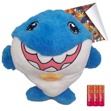 Imagem de Brinquedo Urso Pelúcia Projetor Estrelas Baby Shark Presente