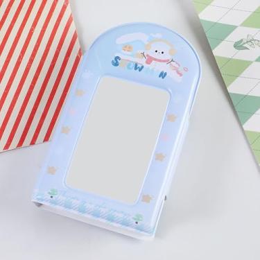 Imagem de Álbum de fotos fofo de 7,6 cm, porta-cartões de fotos, fichário, coleção de livros, 32 bolsos, álbum de fotos, estojo de armazenamento