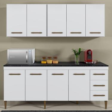 Imagem de Cozinha Completa 9 Portas E 3 Gavetas Atenas Kaiki Moveis