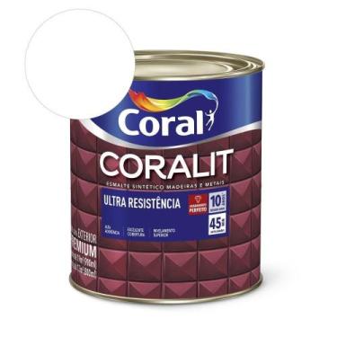 Imagem de Esmalte Sintético Coralit Ultra Resistência Alto Brilho Branco Neve 90