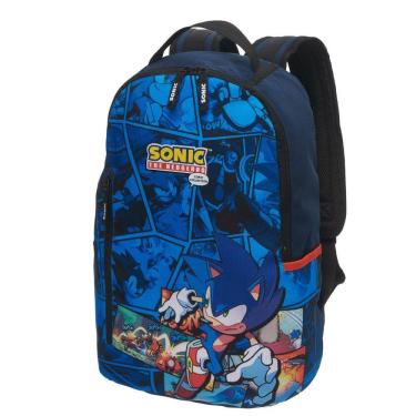 Imagem de Mochila Infantil Sonic Comic Escolar 2024 Oficial Pacific