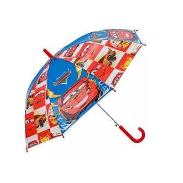 Imagem de Guarda-chuva Infantil Plastificado Carros Disney Pixar Cars Cor:CARROS