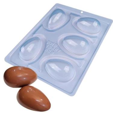 Imagem de Forma Acetato Silicone Mini Ovo Liso 50G Páscoa Bwb 10467