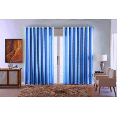 Imagem de Cortina Sala Quarto Decoraçao Jacquard Tecido Luxo 4,00X2,50 - Bf Conf