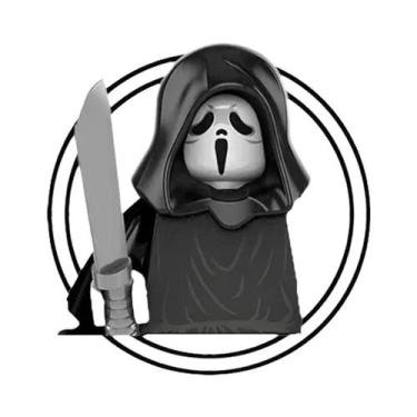 Imagem de Mini Figura De Terror Clássica Dos Palhaços Assassinos, Modelo De Bloc