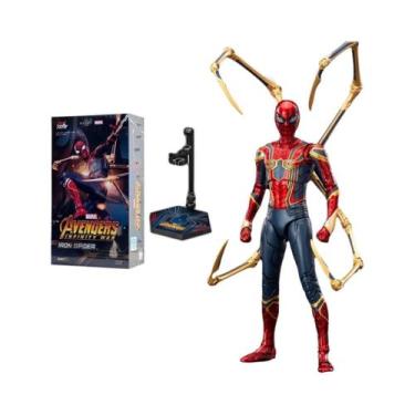 Imagem de Boneco De Ação Homem-Aranha Iron Spider Peter Parker - Traje Velocity 