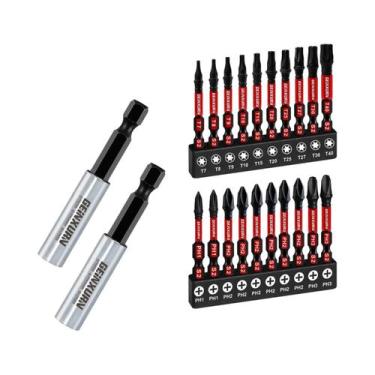 Imagem de Suporte Magnético Geinxurn Para Bits De Chave De Fenda 2.5'' Cr-V Com 