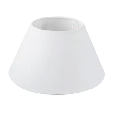 Imagem de Cupula De Abajur 30x15x40cm Grande de Tecido Algodão Soquete nacional 